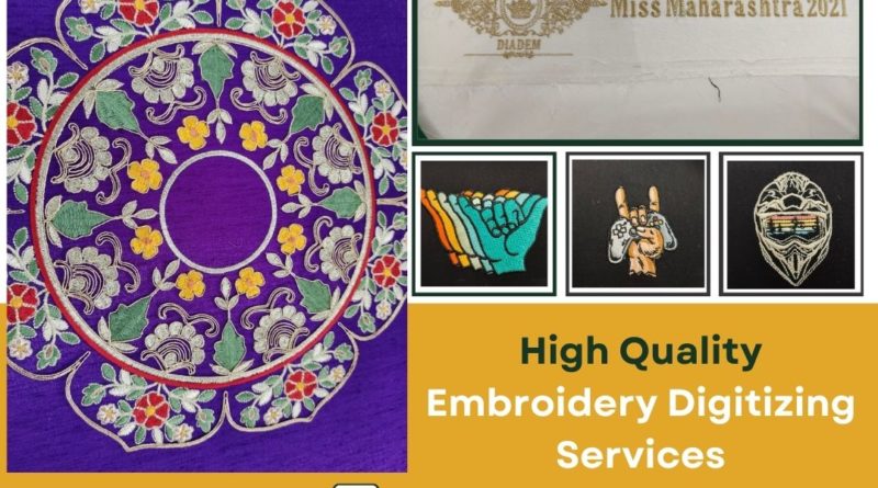 High Quality Embroidery Digitizing Services In India 2