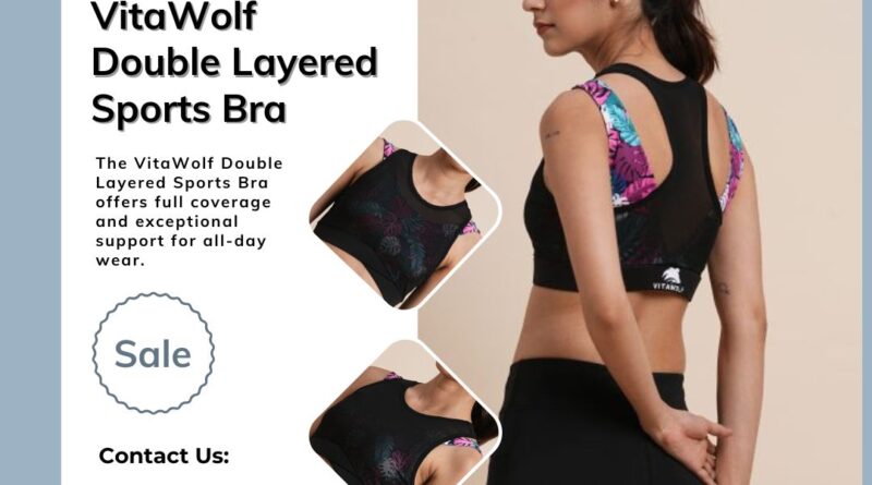 Vitawolf Double Layered Sports Bra